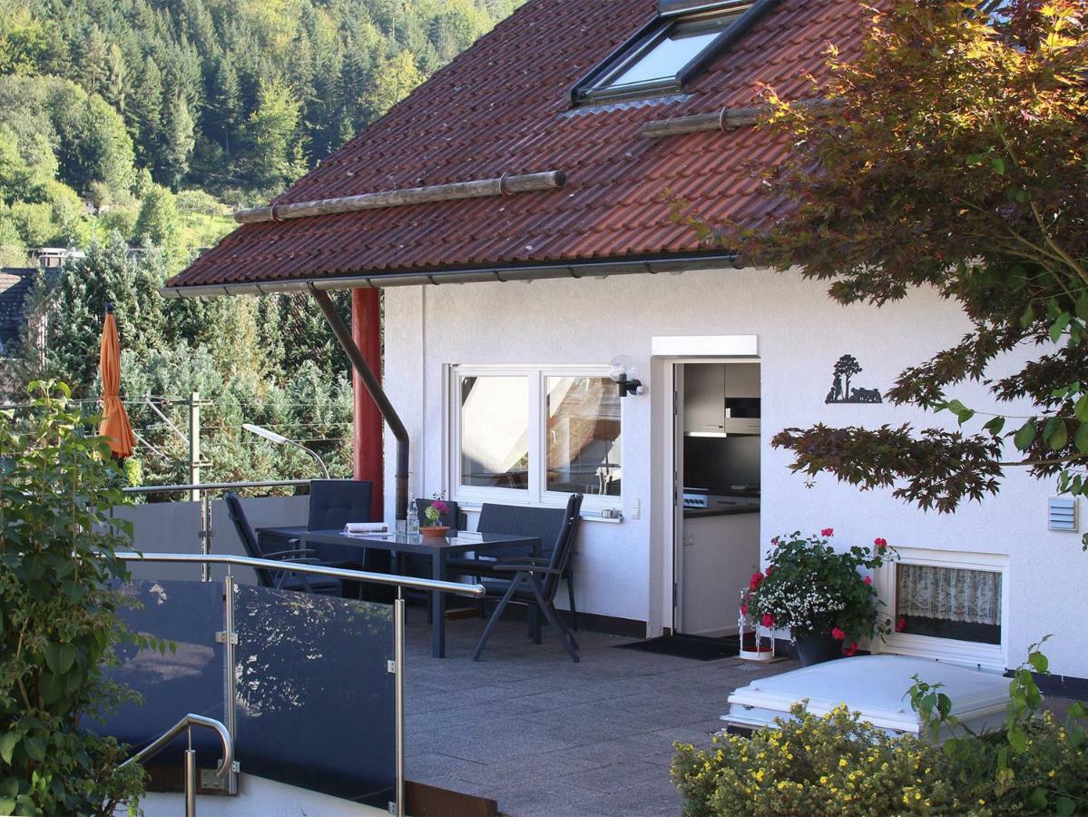 Ferienwohnung Am Eiberg Bad Wildbad Esterno foto