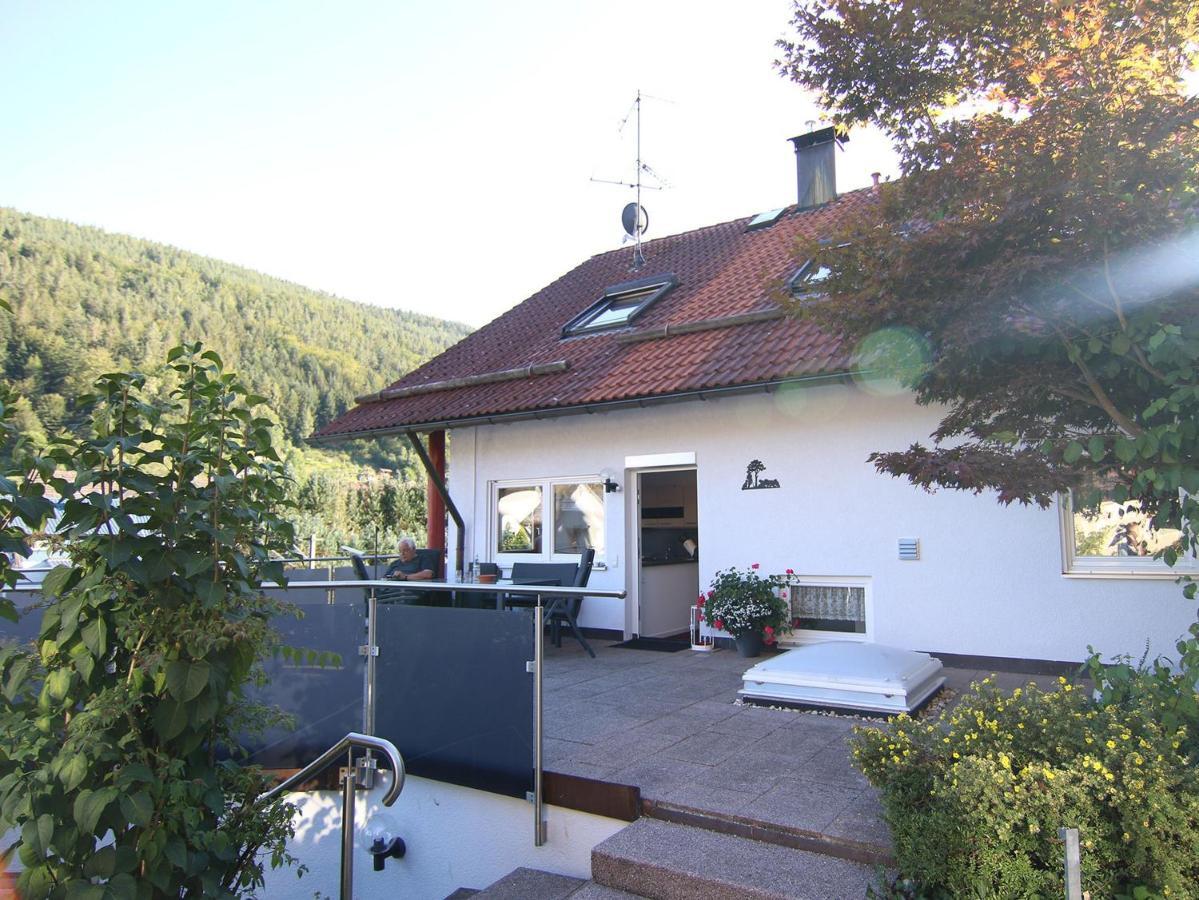 Ferienwohnung Am Eiberg Bad Wildbad Esterno foto